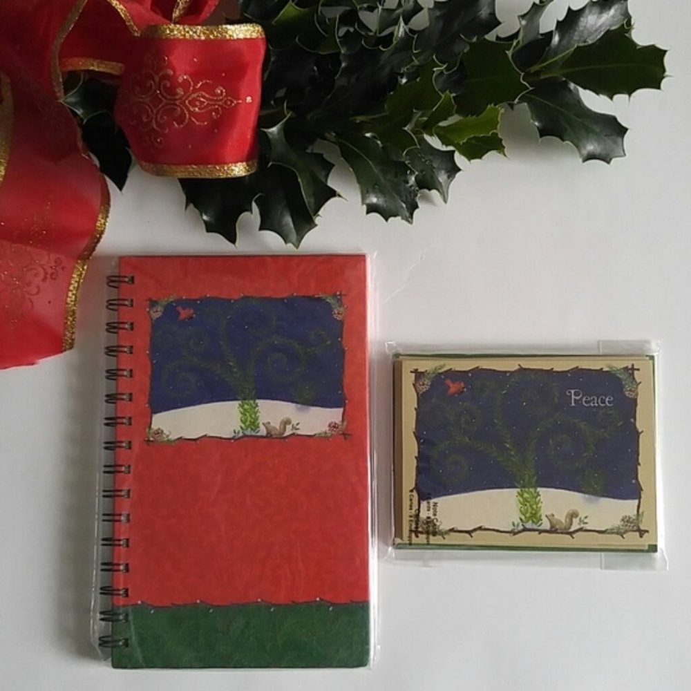 Studio18 New and Sealed Peace Journal & Notebook with matching Notecards